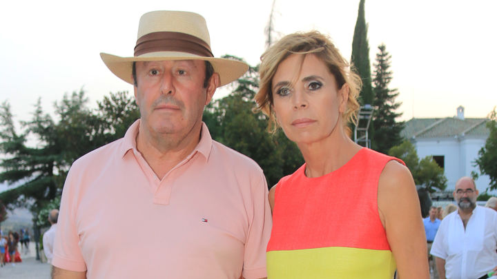 Luis Miguel Rodríguez y Ágatha Ruiz de la Prada