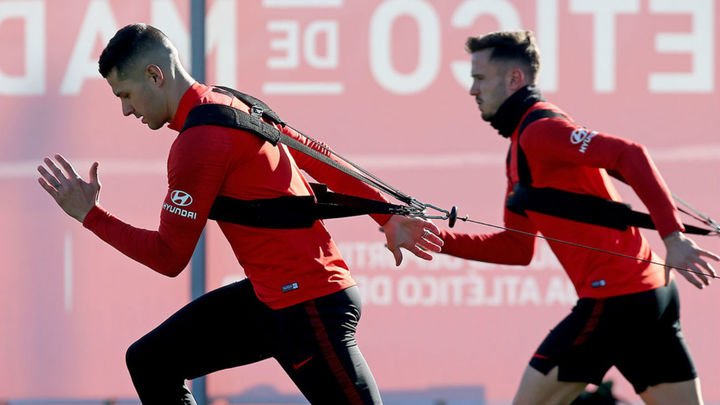 Entrenamiento del Atlético de Madrid / @Atleti