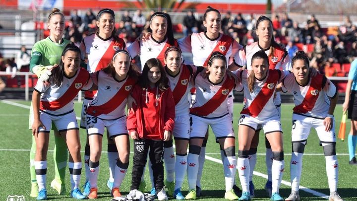 Once del Rayo Vallecano contra el Atlético de Madrid / @RayoFemenino