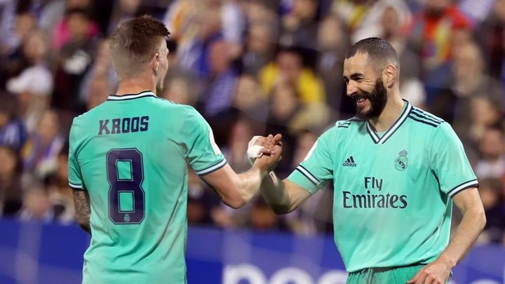 Kroos y Benzema / Efe
