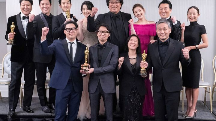 Equipo de 'Parásitos' / EFE