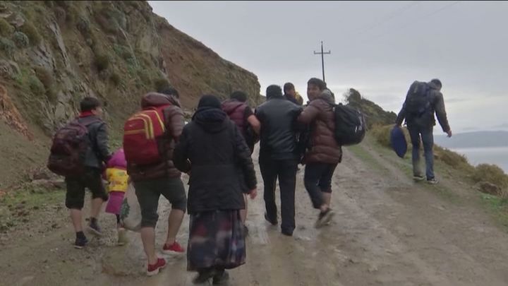 Migrantes en territorio griego / REDACCIÓN