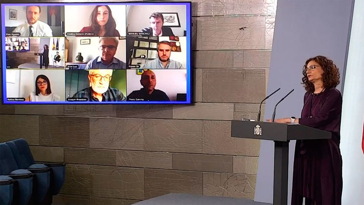 Rueda de prensa de María Jesús Montero / EFE