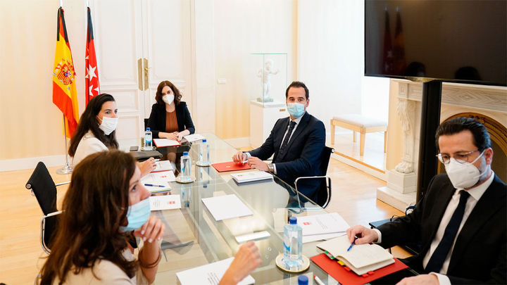 La reunión con Vox / @ComunidadMadrid