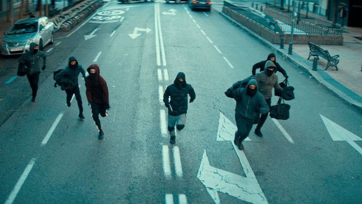 Rodaje de 'Hasta el cielo', en Madrid. / Telemadrid