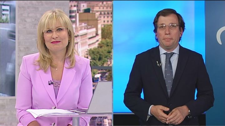 José Luis Martínez Almeida durante una entrevista en 120 Minutos con María Rey / Redacción