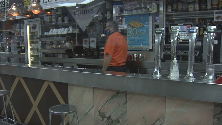 Interior de un bar en Madrid / TELEMADRID