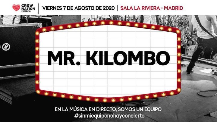 Cartel MR.Kilombo / La Riviera