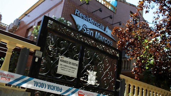 Residencia de San Martín de la Vega afectada por un rebrote de coronavirus / EFE