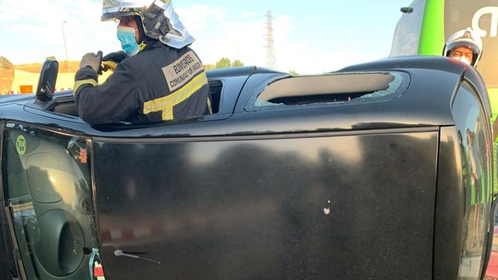 Accidente en Sanse / @parque_11