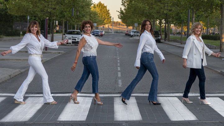 Belinda Washington, Irma Soriano, Mariló Montero y Nieves Herrero. / Comunicación  Onda Madrid