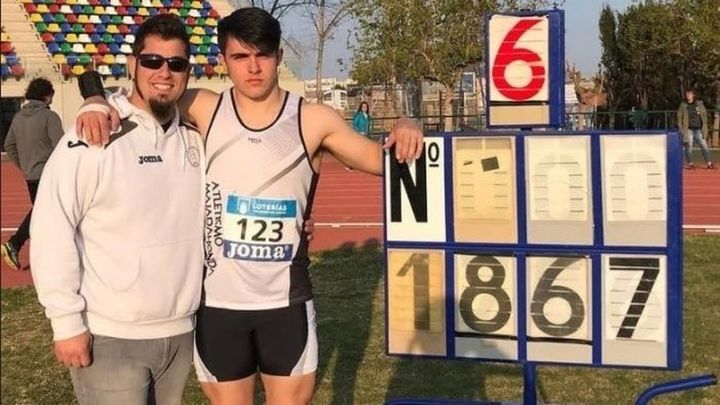 Jorge Glas y Miguel Gómez en su etapa en el Atletismo Majadahonda / @eamajadahonda