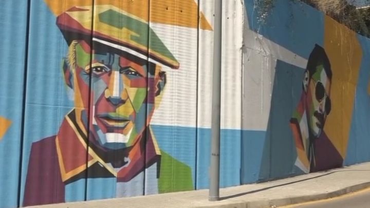 Los murales tienen una extensión de más de 1.000 metros cuadrados / Madrid Directo