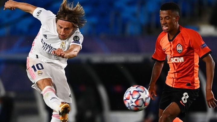 Modric ante el Shakhtar Donetsk / EFE