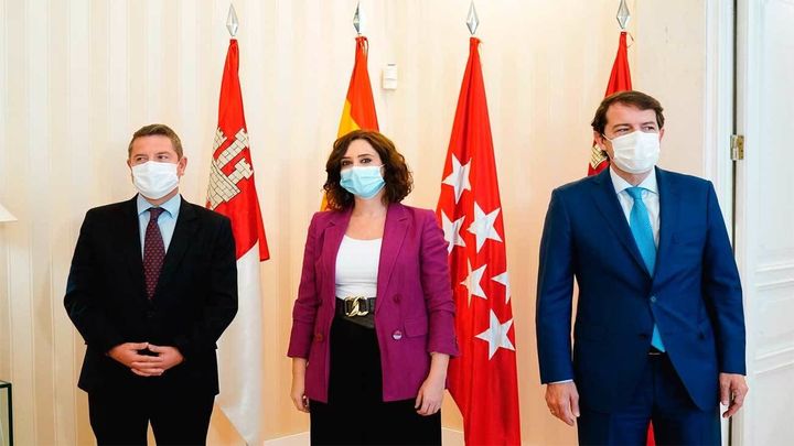 Page, Díaz Ayuso Mañueco / Comunidad de Madrid