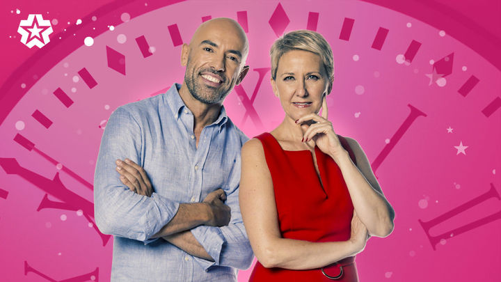 Inmaculada Galván y Emilio Pineda ('Madrid Directo'). / Comunicación Telemadrid