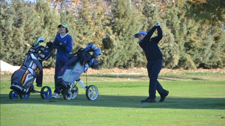 Jugador de golf alevín / @Fedgolfmadrid