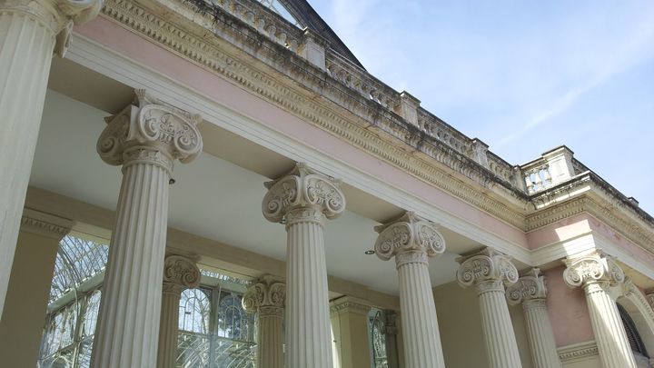 Pórtico de estilo jónico del Palacio de Cristal de Madrid / Archivo