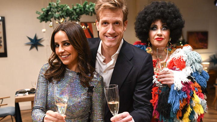 Alcayde, Óscar Martínez y 'La Terre'. / Comunicación Telemadrid