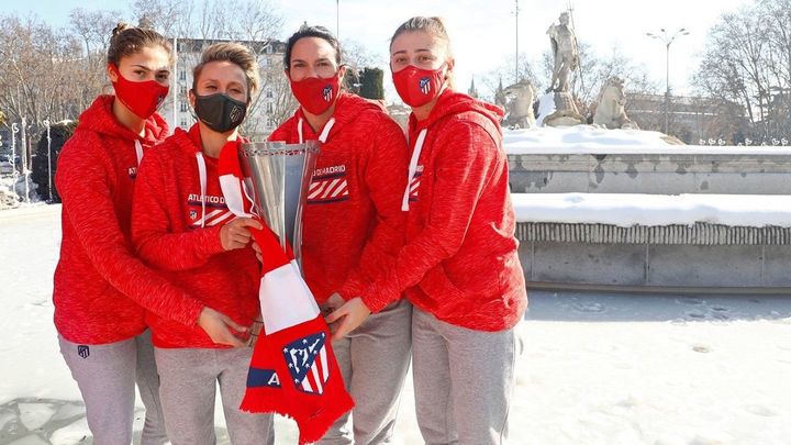 Atleti, en Neptuno / @atletifemenino