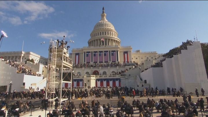 Imagen del Capitolio durante la investidura presidencial / REDACCIÓN