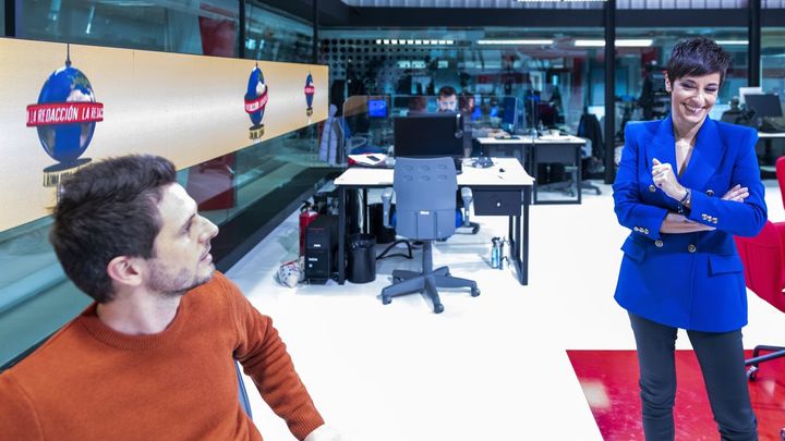 Luis Calero y Adela González. / Comunicación Telemadrid