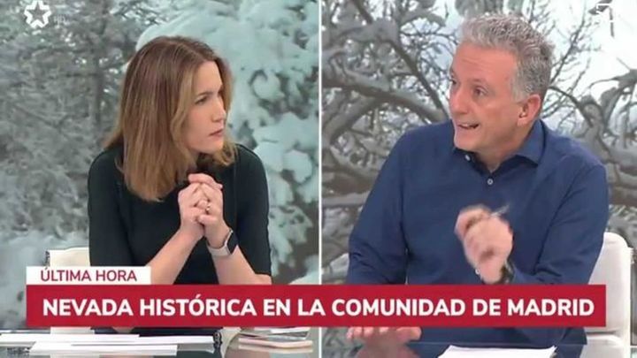Silvia intxaurrondo y Antonio López. / Comunicación Telemadrid