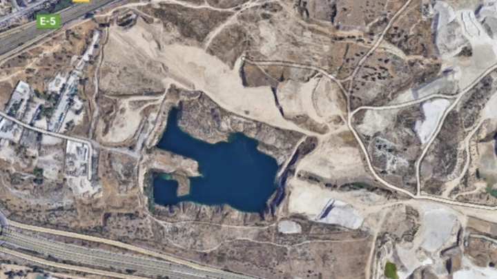 Vista aérea de las Lagunas de Ambroz / GSV