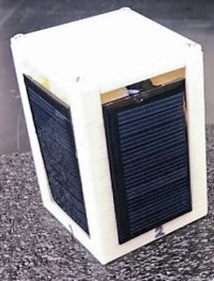 El minisatélite diseñado por los dos alumnos de la Politécnica / UPM