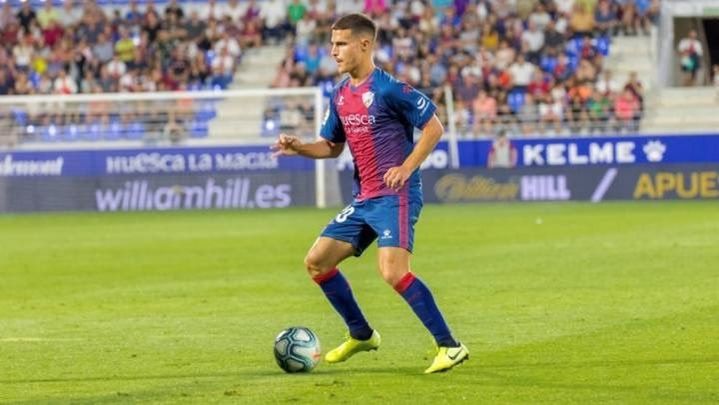 Jaime Seoane, jugador del Huesca / Twitter