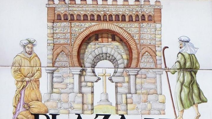 Placa de azulejos de la Plaza de Puerta de Moros de Madrid / Redacción