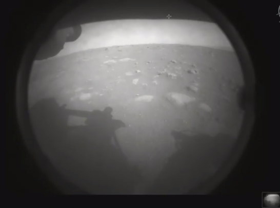 Primera imagen de la sonda Perseverance desde la superficie de Marte / NASA