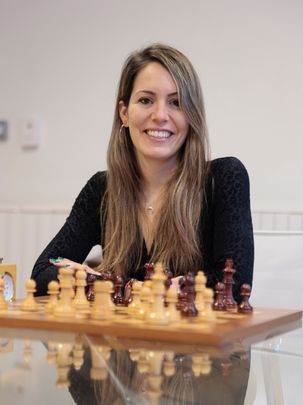 María Rodrigo Yanguas, ajedrecista de alto nivel, presidenta de la Comisión y el Ajedrez de la Federación Española y psicóloga clínica. / Miguel Pereira