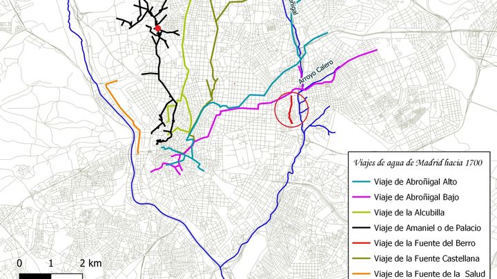Viajes de agua de Madrid hacia 1700 / Ayuntamiento de Madrid