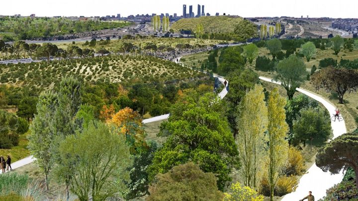 Ilustración del proyecto para el arco noreste de la ciudad / AYTO MADRID