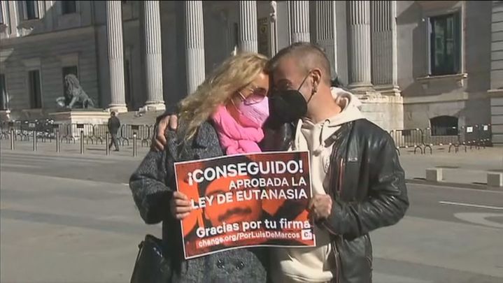 Satisfechos con la aprobación de la ley de la eutanasia / Telemadrid