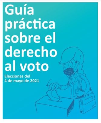 Portada de la guía para facilitar el voto a las personas con dificultad lectora / COMUNIDAD MADRID
