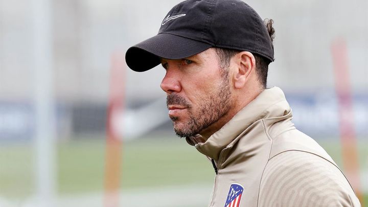 Diego Simeone, entrenador del Atlético de Madrid / EFE