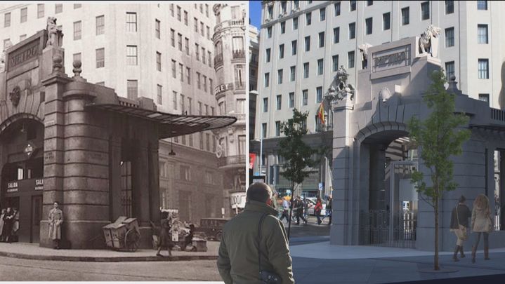 El templete de Antonio Palacios en  Gran Vía / Telemadrid
