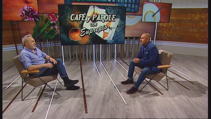 David Summers con Euprepio Padula / Telemadrid