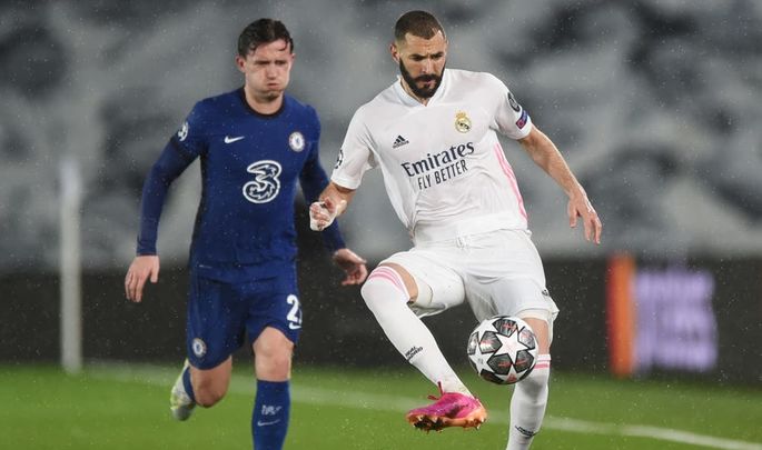 Benzema ante el Chelsea / UEFA