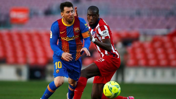 Messi ante el Atlético / EFE