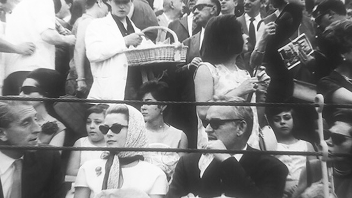 Los Príncipes de Mónaco en una corrida de San Isidro / ARCHIVO REGIONAL