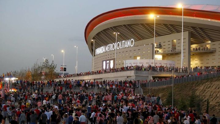 Exteriores del estadio Wanda Metropolitano / @atleti