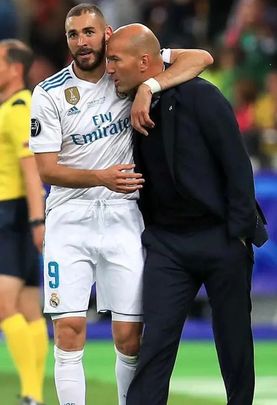 Benzema y Zidane / @Benzema