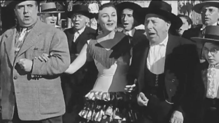 "Americanos, os recibimos con alegría" cantaban / Telemadrid