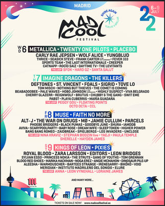 Cartel de Mad Cool 2022 / MAD COOL