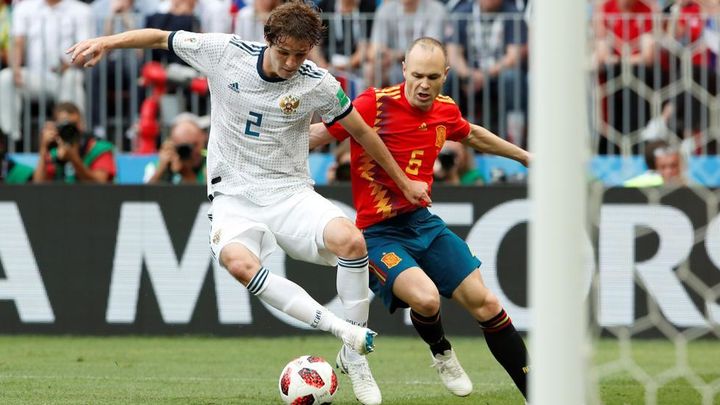 Iniesta ante Rusia / EFE