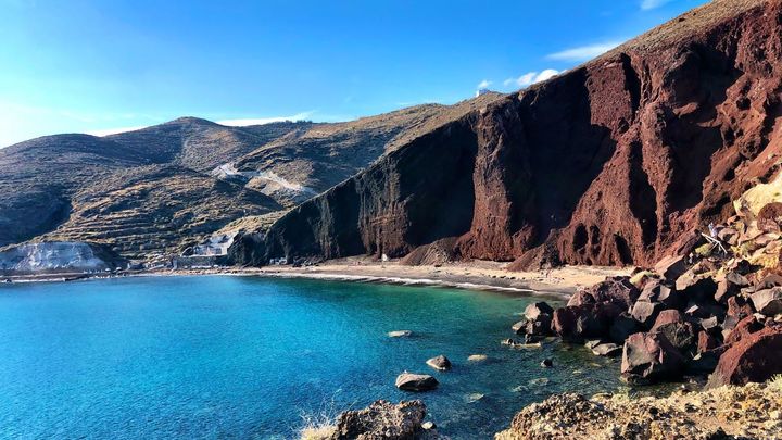 Playa Roja, Santorini / Redacción