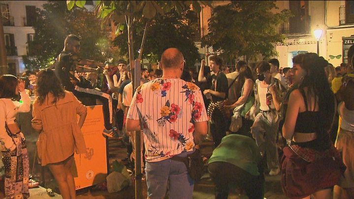 Aglomeraciones en Madrid por las fiestas del Orgullo 2021 / Telemadrid